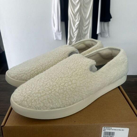 Allbirds Wool Lounger Fluff Natural White Slip On Shoes Men\'s Size 13 main image 9